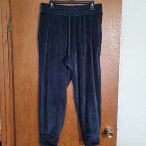 All in Motion Women's Velour Sweatpants - Size L - Navy Blue - EUC